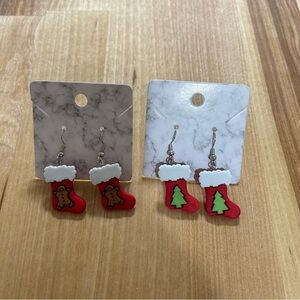 Hand-crafted Christmas Earrings